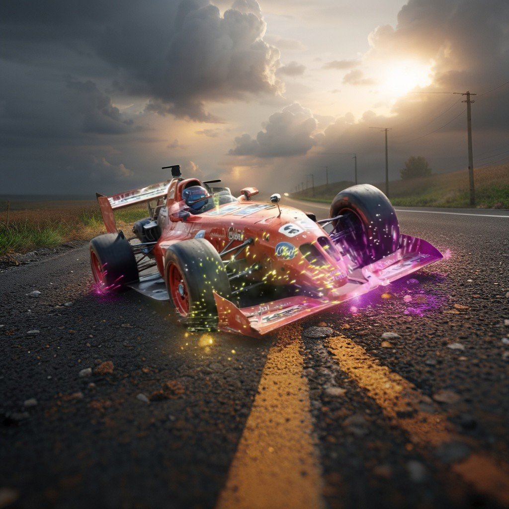 Formula Araba Sanatı, Modern Racing Energy Wall Art